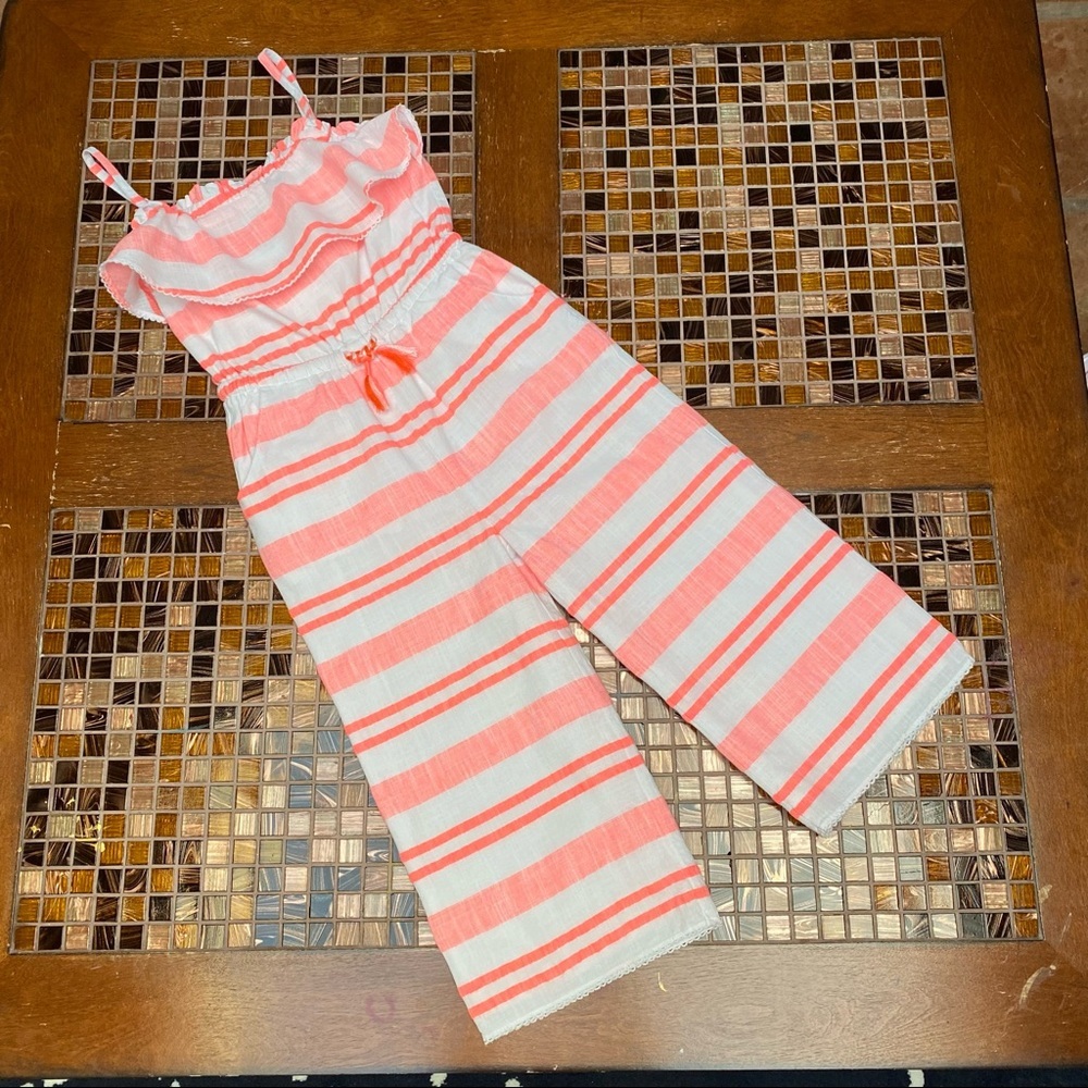 Boden Girl Stripes Jumpsuit